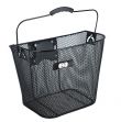 Oxford Wire Front Basket Quick Release Bla